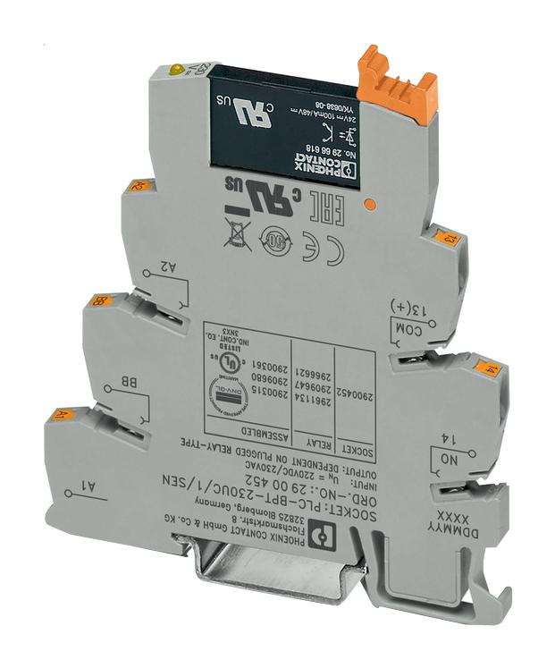 PLC-OPT- 230UC/ 48DC/100/SEN PLC OPTOCOUPLER, D/RAIL, 230UC/48DC PHOENIX CONTACT