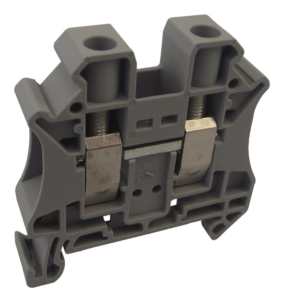 UT 10 TERMINAL BLOCK, DIN RAIL, 2POS, 10AWG PHOENIX CONTACT