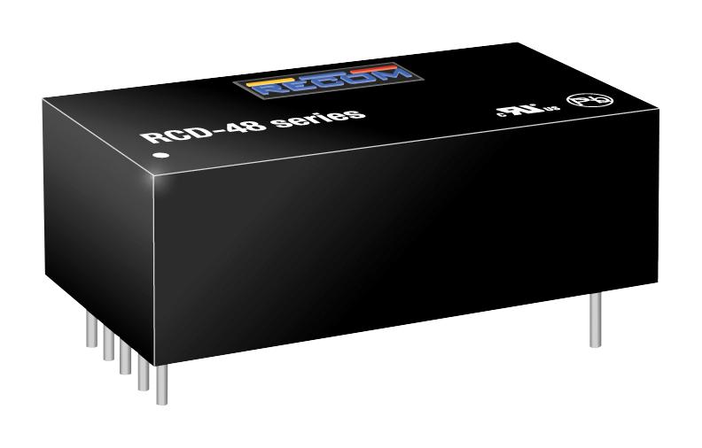 RCD-48-0.35 LED DRIVER, DC-DC, CC, 0.35A, 56V RECOM POWER