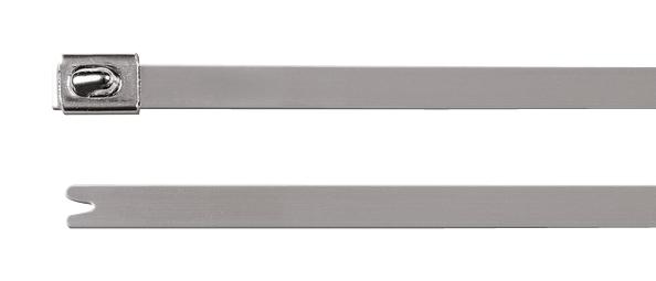 111-94089 CABLE TIE, STEEL, 201X7.9MM, PK50 HELLERMANNTYTON