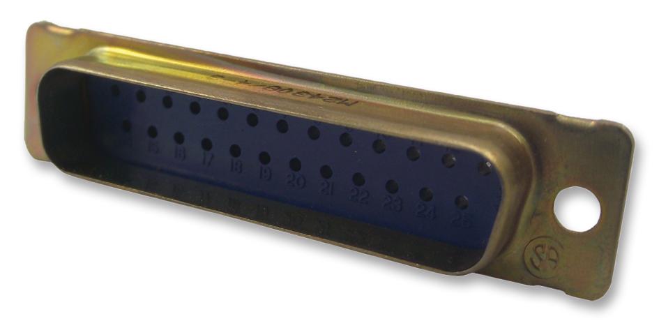 1757819-8 D-SUB HOUSING, PLUG, 25POS, STEEL AMP - TE CONNECTIVITY