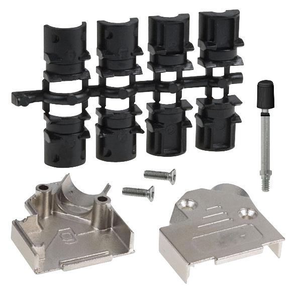 8655MHRA2501KLF HOOD, D, METAL, RA, UNC 440, 25WAY AMPHENOL ICC