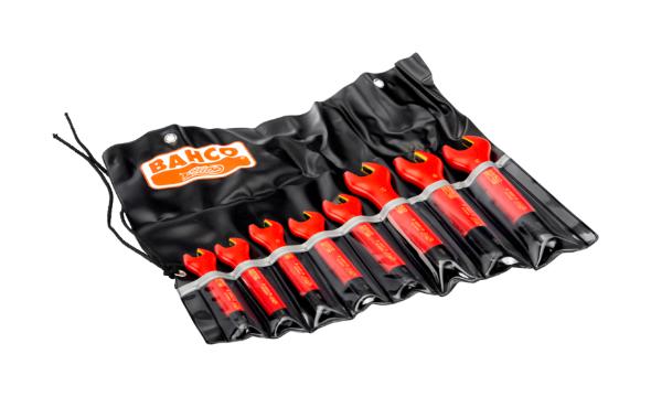 6MV/8T SPANNER SET, OPEN, INSULATED, 1000V BAHCO