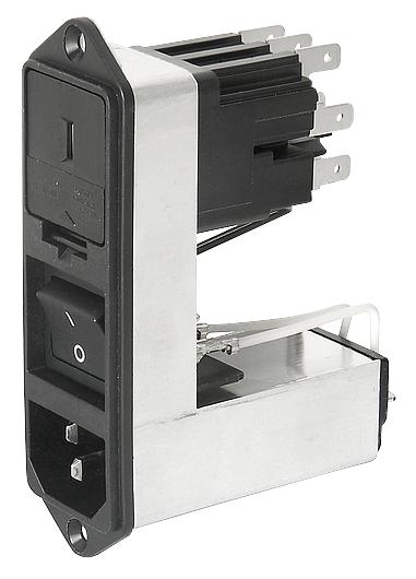 CG40.6101.151 INLET FILTER, IEC, C14, CG, 6A SCHURTER