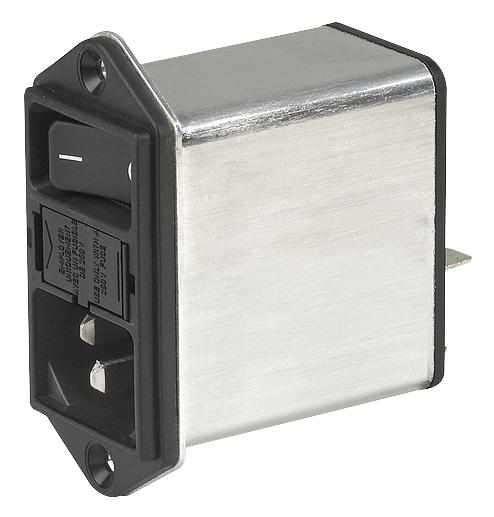 DD12.1111.111 INLET FILTER, IEC, C14, DD12, 1A SCHURTER