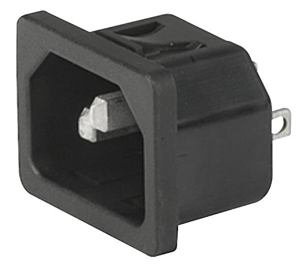 6100.4112 INLET, IEC, C14, 6100, 10A SCHURTER