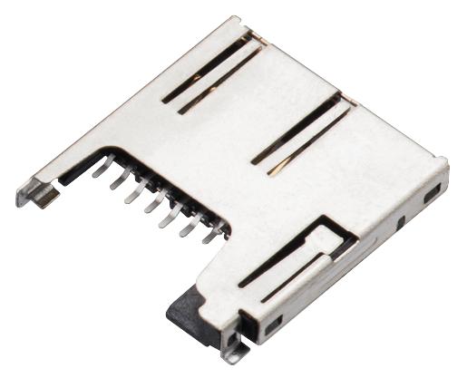 693071010811 CONNECTOR, MICRO SD, SMT, R/A, 8WAY WURTH ELEKTRONIK
