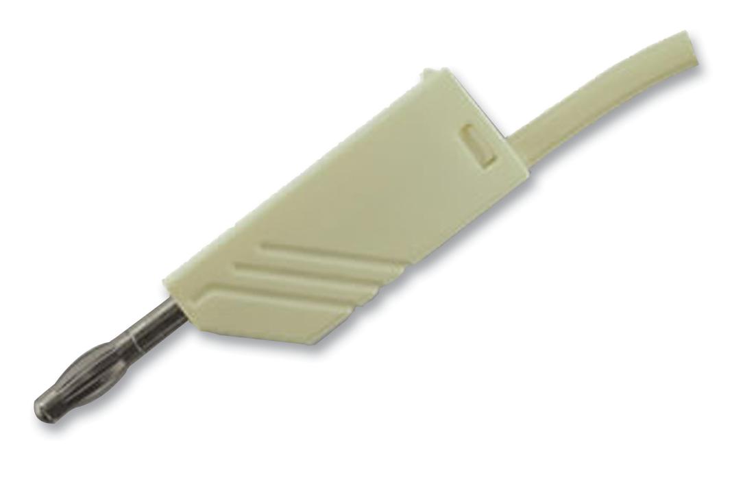 934063107 TEST LEAD, WHT, 1M, 60V, 32A HIRSCHMANN TEST AND MEASUREMENT