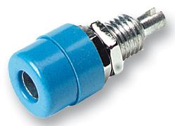 930166102 SOCKET, 4MM, BLUE, PK5, BIL 20 HIRSCHMANN TEST AND MEASUREMENT