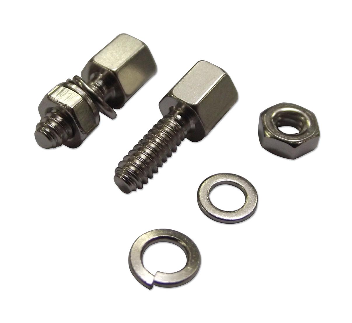 DH-023L2F SCREWLOCK, 19.3MM 4-40UNC 1.9MM NUT, PK2 MULTICOMP
