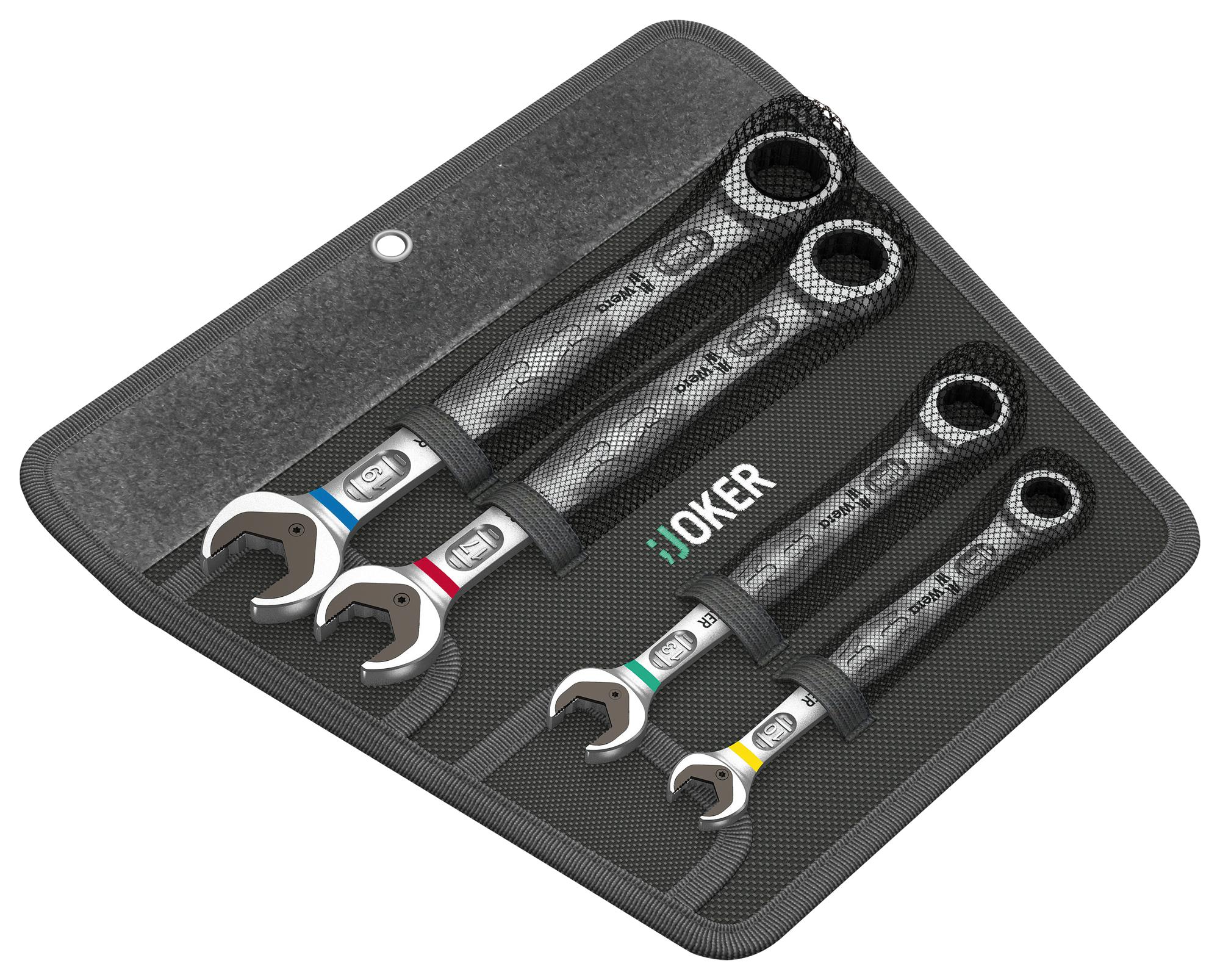 05073290001 SPANNER SET, COMBI, RATCHET, 4PC WERA