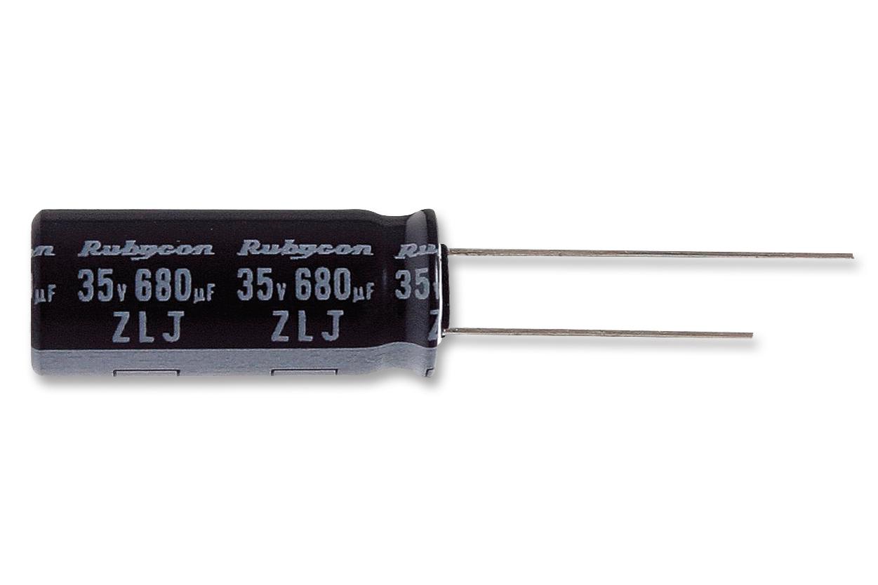 50ZLJ180M8X20 CAP, 180µF, 50V, 20% RUBYCON