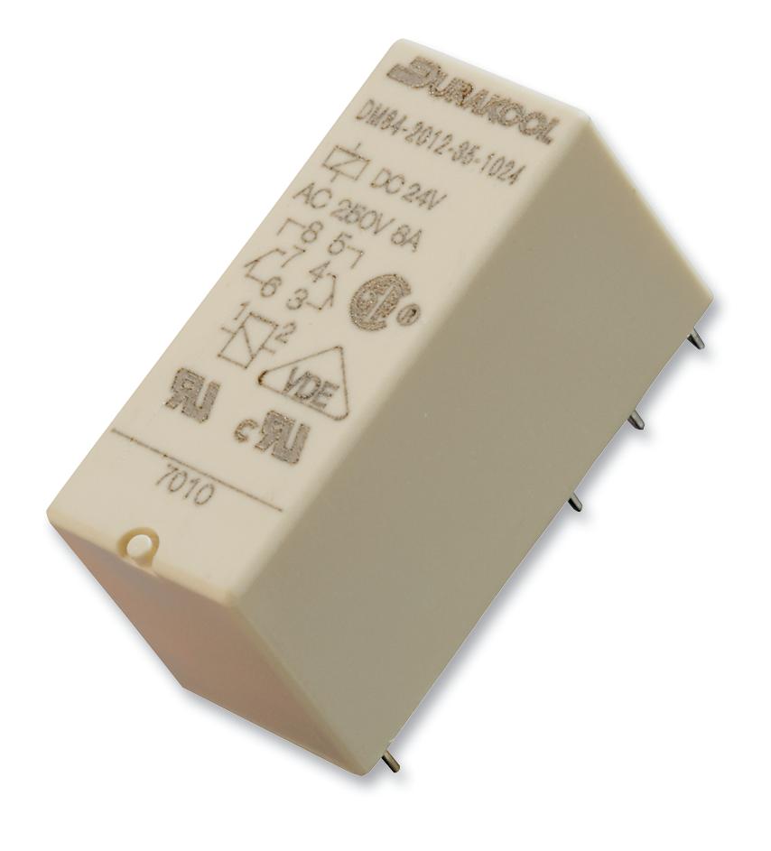DM84-2012-35-5012 RELAY, DPDT, 250VAC, 24VDC, 8A DURAKOOL