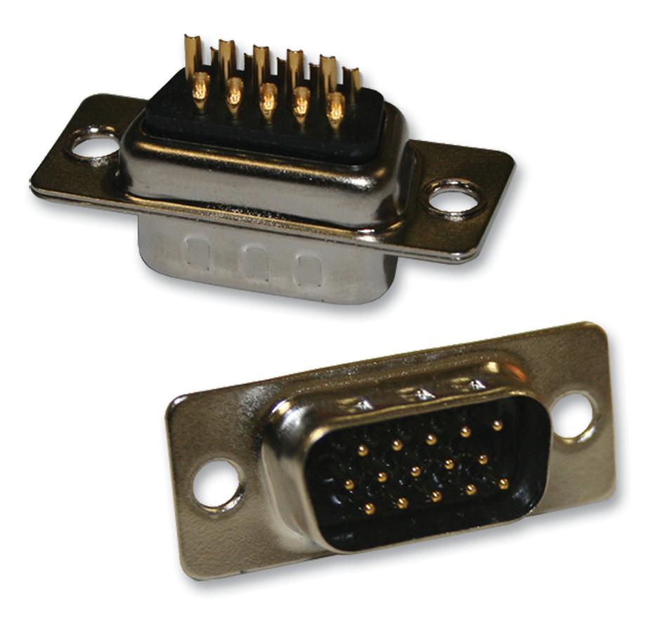 780-M44-103L001 HD D SUB, PLUG, IP67, SOLDER, 44WAY NORCOMP