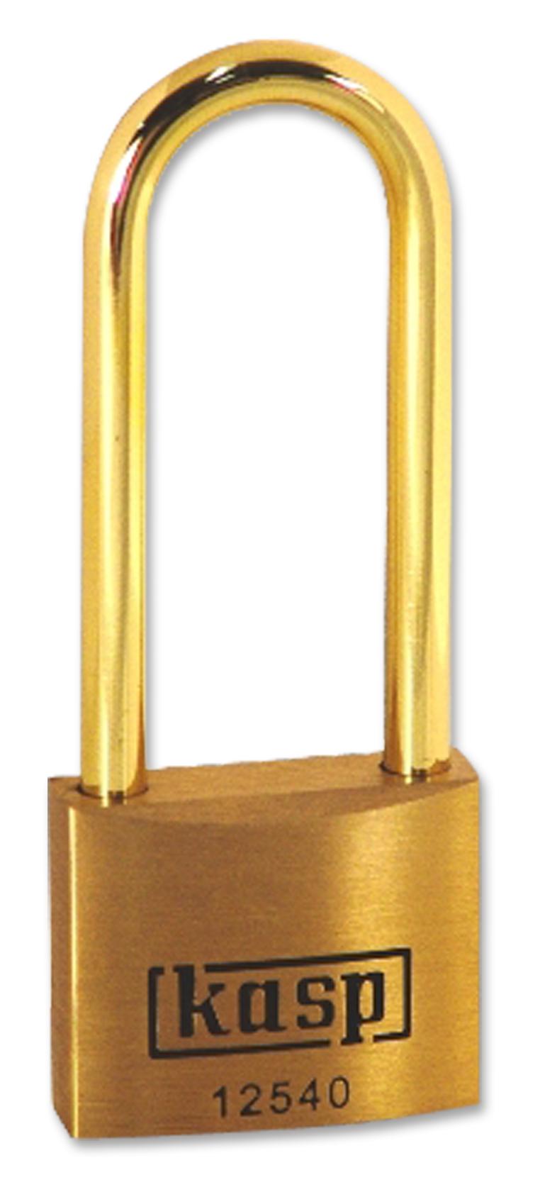 K12540L63BD PADLOCK, BRASS, PREMIUM KASP SECURITY