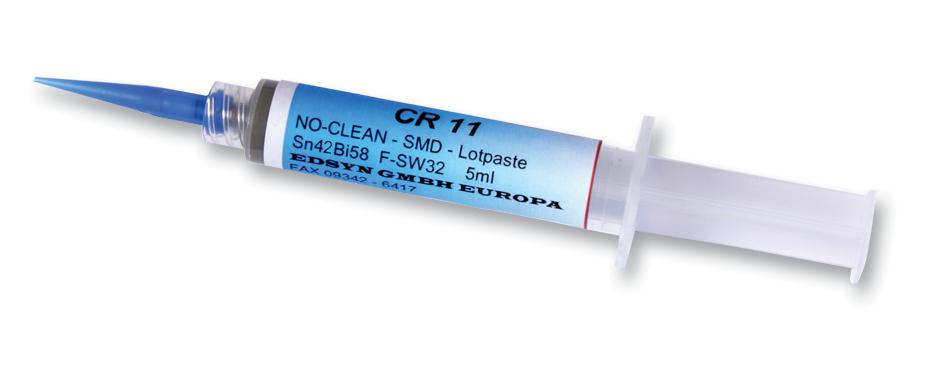 CR11 SOLDER PASTE, 58/42, 138 DEG, 10G EDSYN