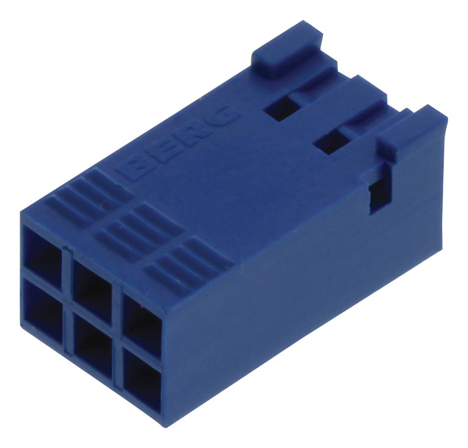 65239-003LF CONNECTOR, RECEPTACLE, 2.54MM, 6WAY AMPHENOL ICC