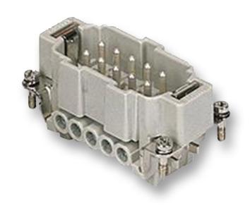 CNEM10T INSERT, MALE, 10P+E, 16A, 500V ILME