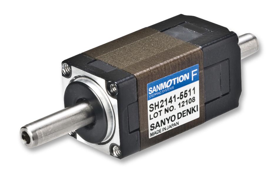 SH2141-5511 STEPPER MOTOR, 2PH, 1.8DEG,14MM, TWIN SANYO DENKI