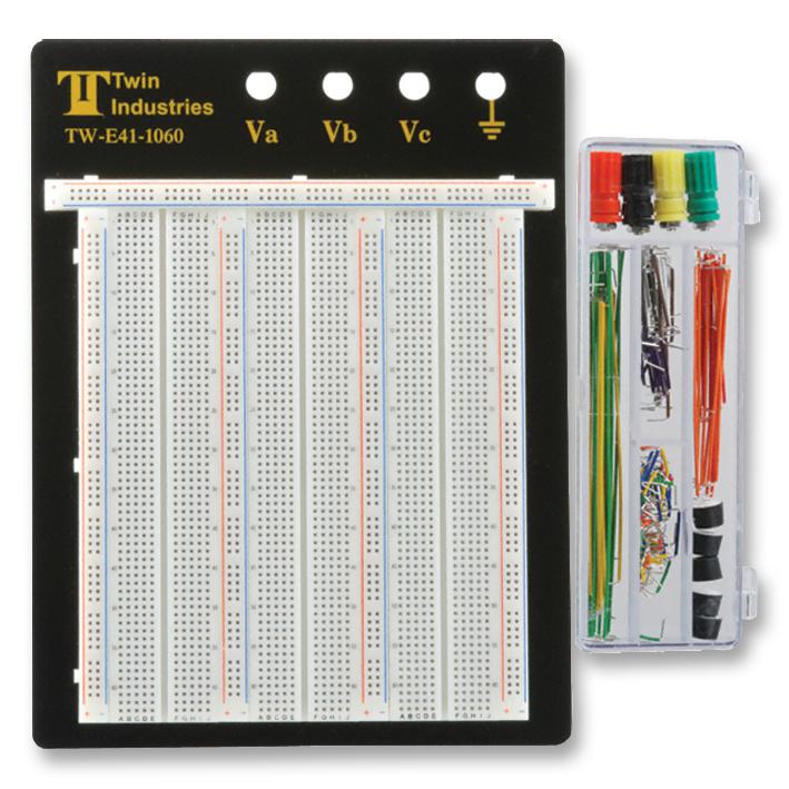 TW-E41-1060 BREADBOARD, 175.26X144.78MM, 2390TP TWIN INDUSTRIES