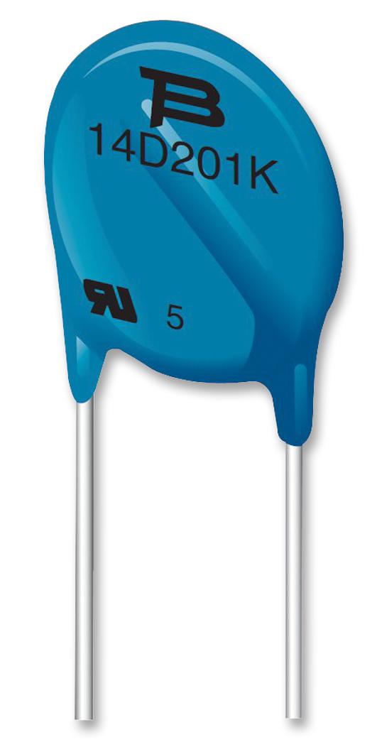 MOV-14D391KTR VARISTOR, METAL OXIDE, 390V, 14MM, 10% BOURNS