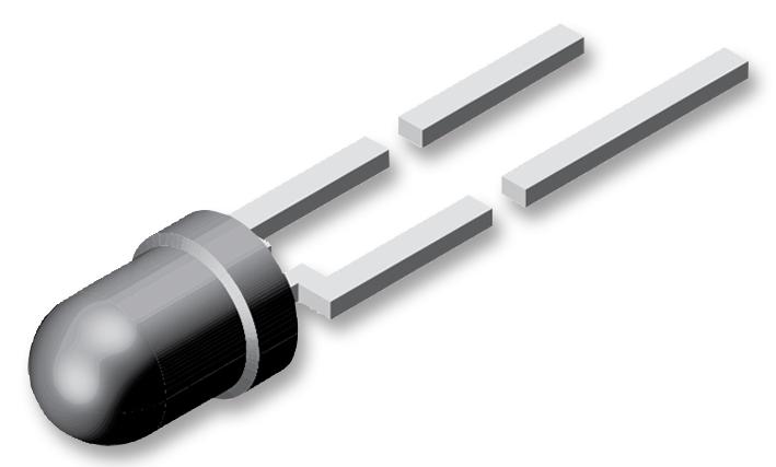 TLHR4400-AS12Z LED, 3MM, RED, TINTED DIFFUSED VISHAY