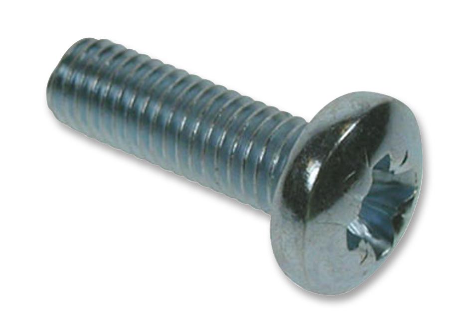 DM2.516PRSTMCZ100DIN7985 SCREW, PAN HEAD POZI, STEEL, M2.5, 16MM TR FASTENINGS