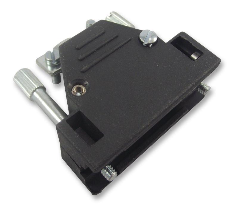 2801-0102-02 BACKSHELL, D, BLACK, TOP ENTRY, 15WAY MH CONNECTORS
