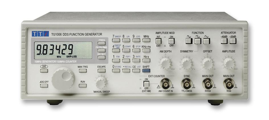 TG1006 FUNCTION GENERATOR, 1CH, DDS, 10MHZ AIM-TTI INSTRUMENTS