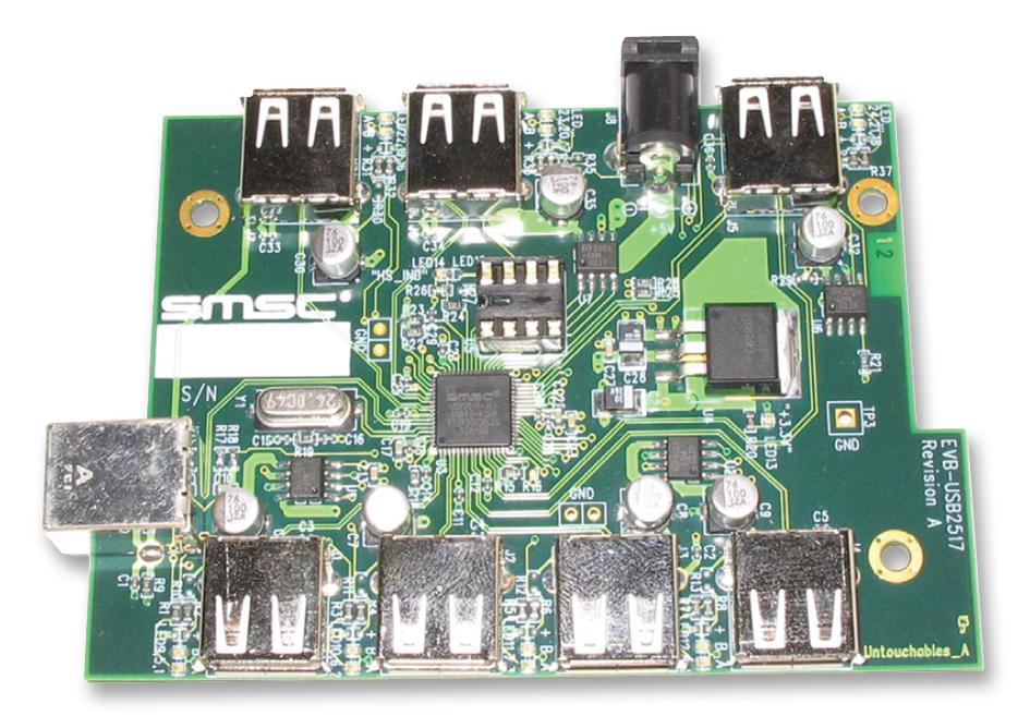 EVB-USB2517 EVALUATION BOARD, INTERFACE MICROCHIP