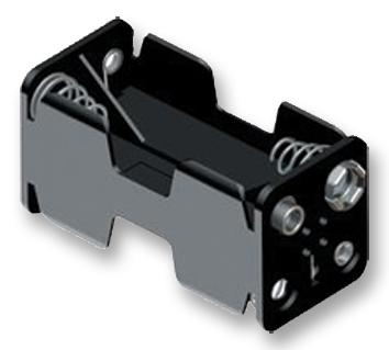 2476 BATTERY HOLDER, A/AA, SNAP IN KEYSTONE