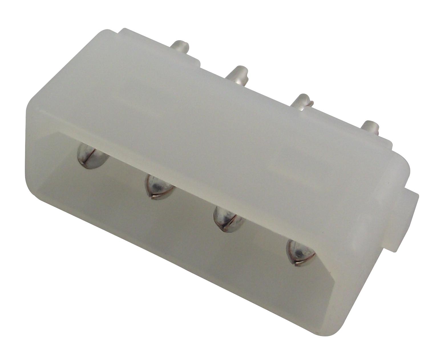 350424-1 CONNECTOR, HEADER, MATE-N-LOK, 4WAY AMP - TE CONNECTIVITY