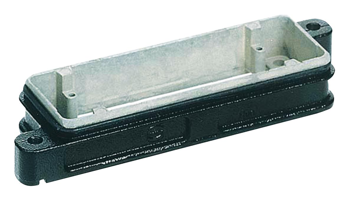 09 40 024 0311 HOUSING, BULKHEAD, HAN HPR, 24B, ALUM HARTING