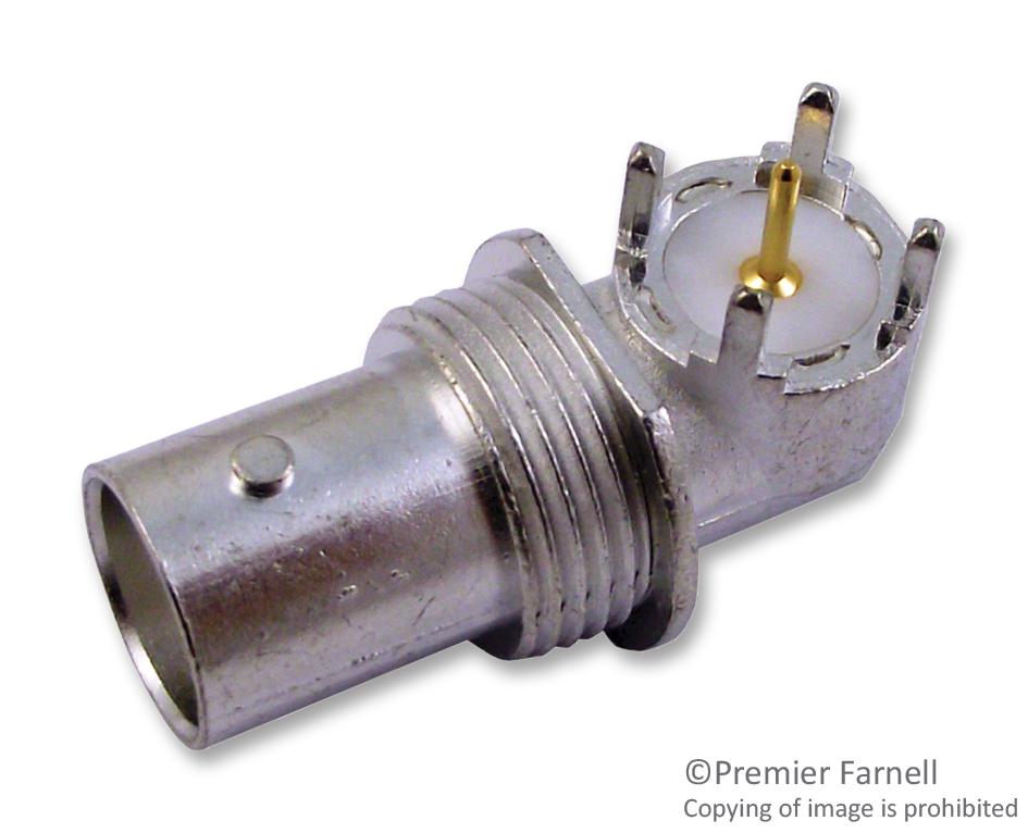 5415025-1 RF COAXIAL, BNC, RIGHT ANGLE JACK, 50OHM AMP - TE CONNECTIVITY