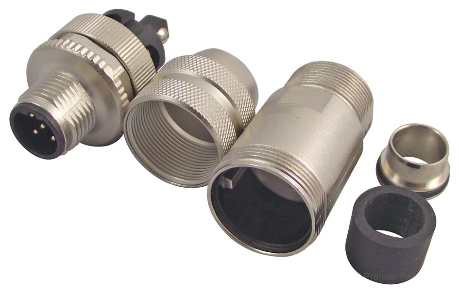 SACC-M12MSB-5CON-PG9 SH AU PLUG, M12, PLUSCON, B CODE, 5 WAY PHOENIX CONTACT