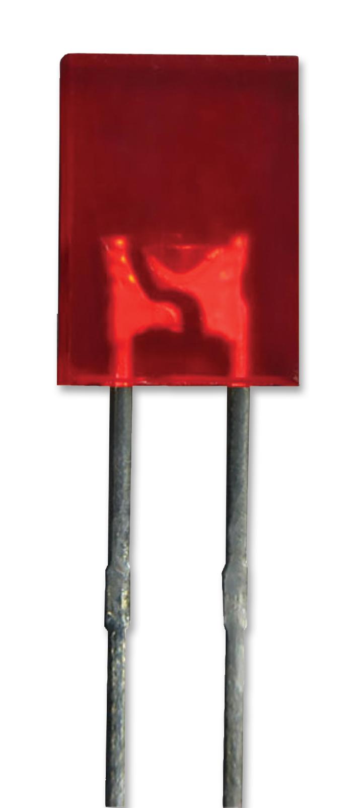 L-113IDT LED, 2X5MM, SUPER-RED, 4MCD, 617NM KINGBRIGHT