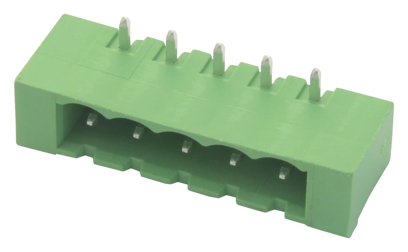 MSTBA 2,5/ 5-G-5,08-LR TERMINAL BLOCK, HEADER, 5POS, TH PHOENIX CONTACT