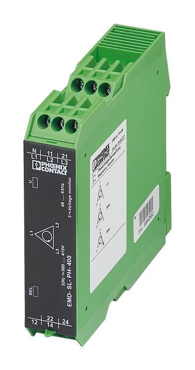 2866077 RELAY, VOLTAGE SENSING, DPDT, 400VAC PHOENIX CONTACT