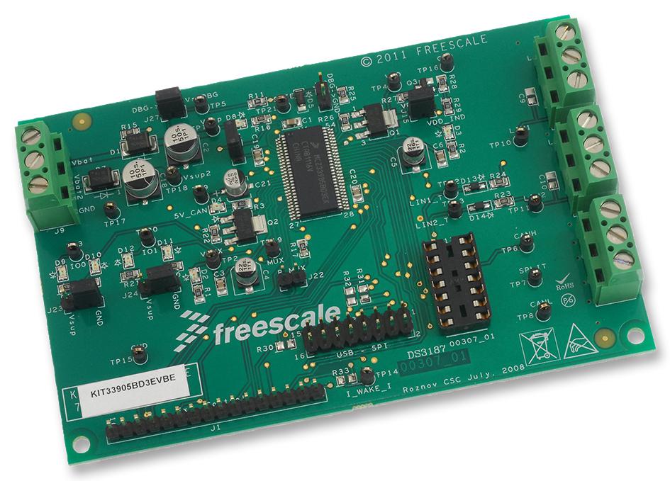 KIT33905BD3EVBE EVALUATION BOARD, CAN/LIN INTERFACE NXP