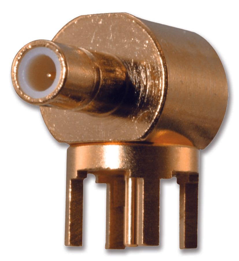 131-3701-301 RF COAXIAL, SMB, RIGHT ANGLE JACK, 50OHM JOHNSON - CINCH CONNECTIVITY