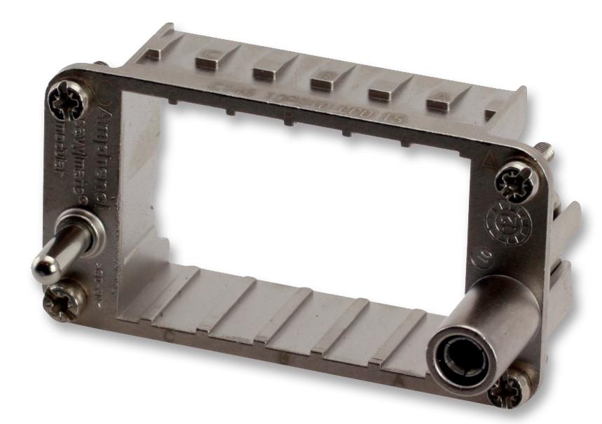 C146 10P010 000 15 MALE FRAME, HEAVY MATE, FOR 3 MODULES AMPHENOL SINE/TUCHEL