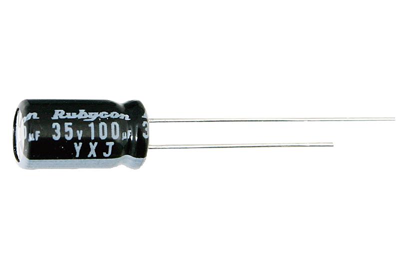 50YXJ3R3M5X11 CAP, 3.3µF, 50V, 20% RUBYCON