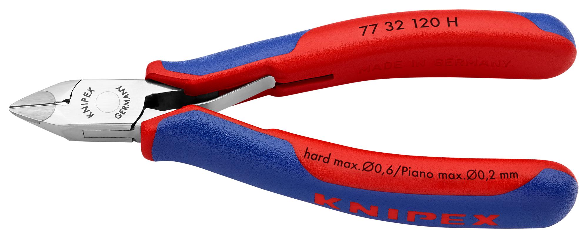 77 32 120 H CUTTER, DIAGONAL, 1.6MM, 120MM KNIPEX
