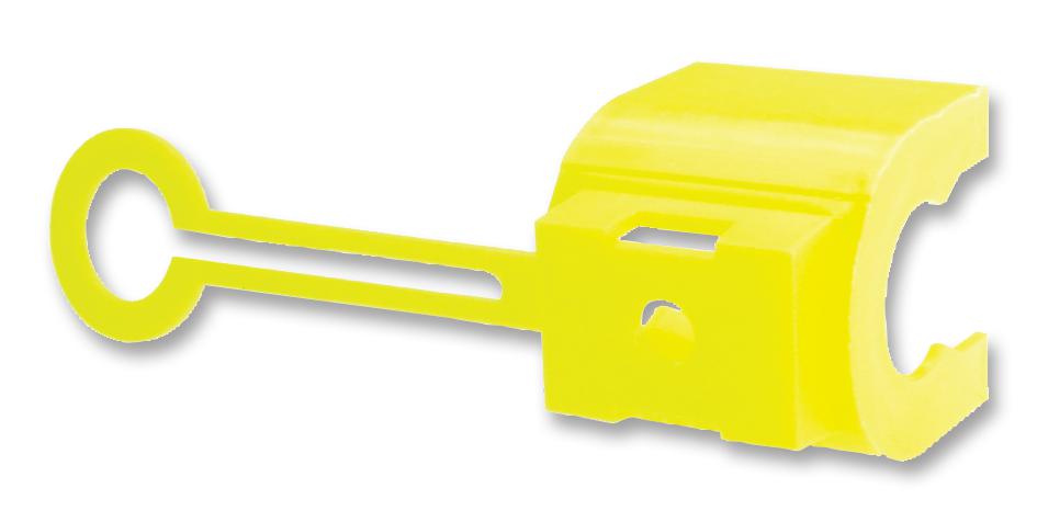 029-0262-000 MOUNTING CLIP, 3-4 WAY, YELLOW ITT CANNON