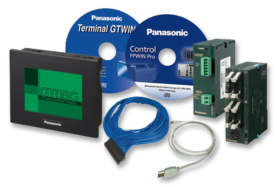 KITGT05FP0RC32P KIT, PLC STARTER, 16 I/P, 16 O/P, 24V PANASONIC