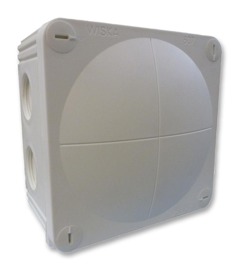 COMBI 607/5/W JUNCTION BOX, PP, WHT, 110X110X66, IP67 WISKA