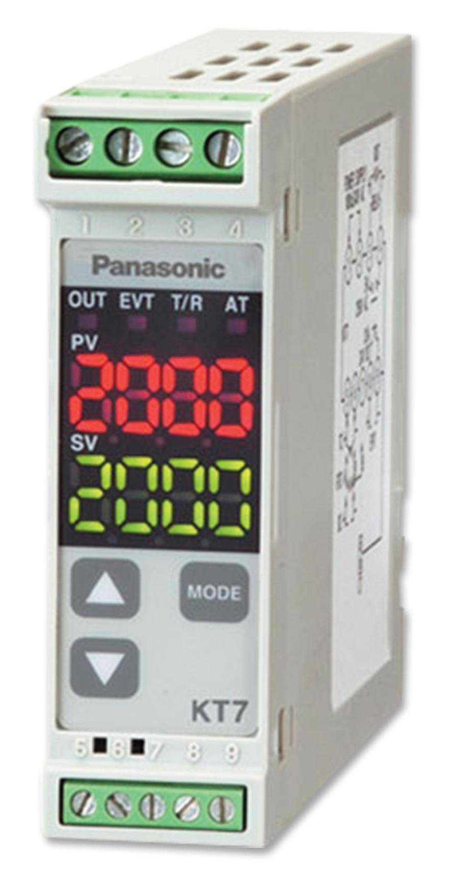 AKT7111100J TEMP CONTROLLER, 100-240VAC, RELAY PANASONIC