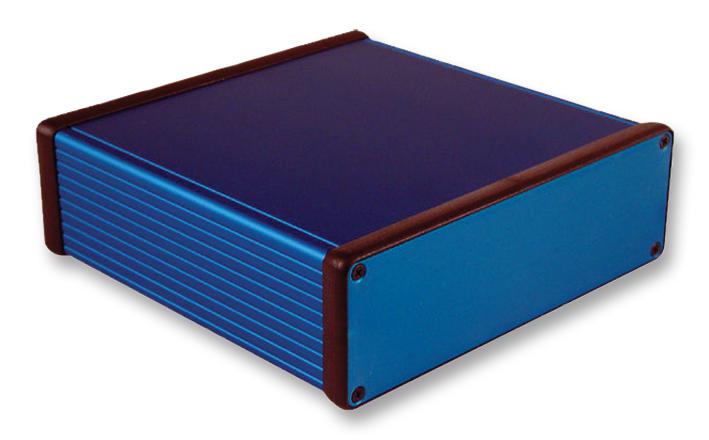 1455T1601BU ENCLOSURE, ALU, BLUE, 160X165X51.5MM HAMMOND