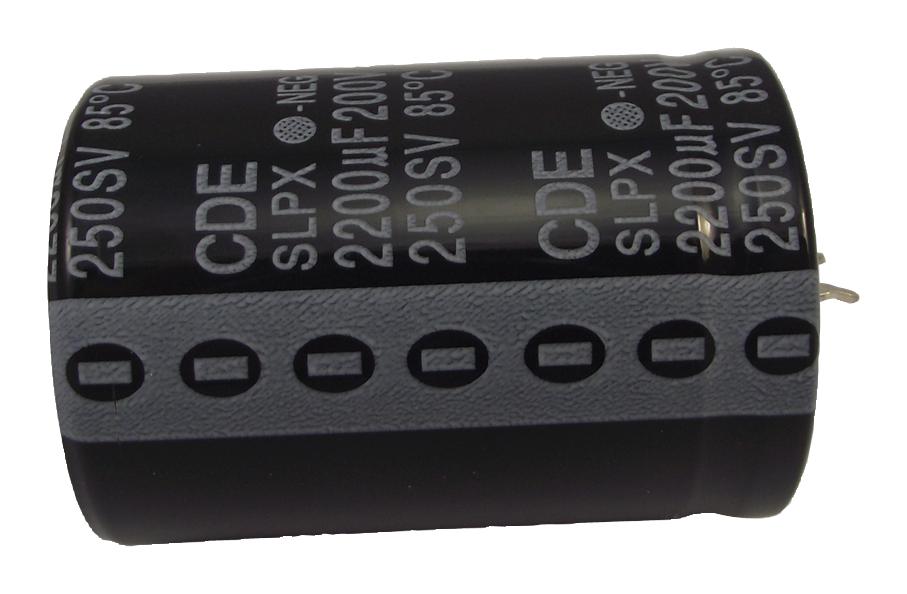 SLPX222M200H9P3 CAP, 2200µF, 200V, ALU ELEC, SNAP IN CORNELL DUBILIER