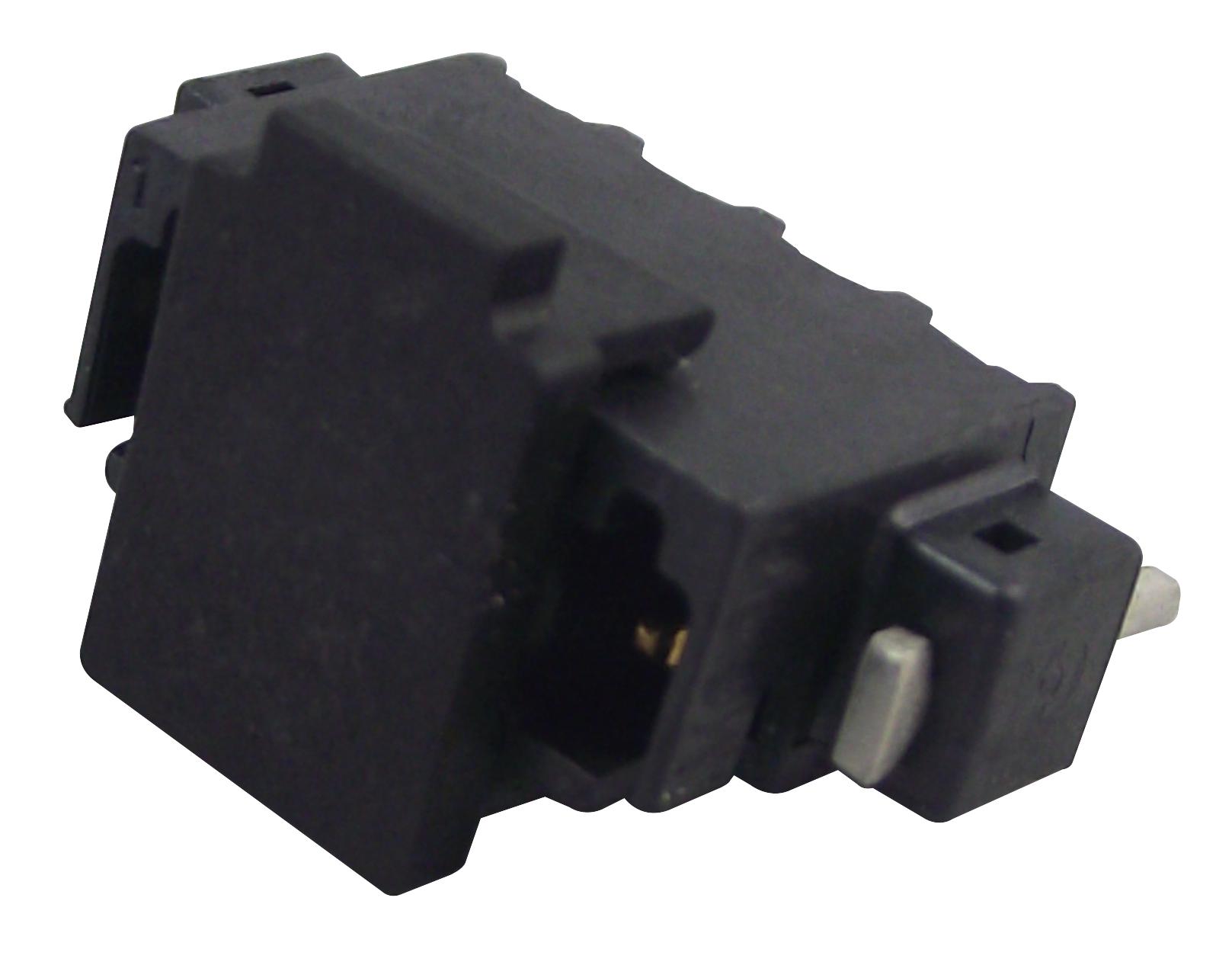 MCV 0,5/ 4-G-2,54 SMD R24 HEADER, VERTICAL, 4 WAY, 2.54MM, BLACK PHOENIX CONTACT